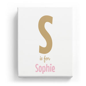 S is for Sophie - Cartoony