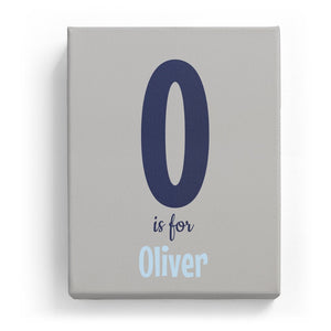 O is for Oliver - Cartoony