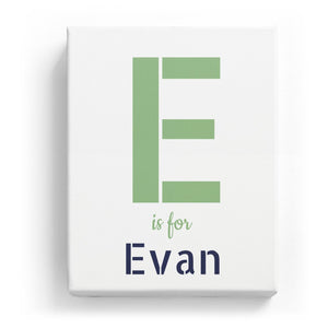E is for Evan - Stylistic