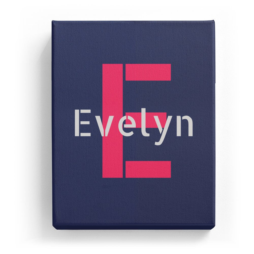 Evelyn's Personalized Canvas Art