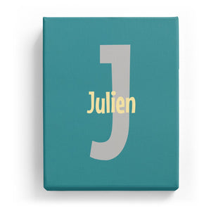 Julien Overlaid on J - Cartoony