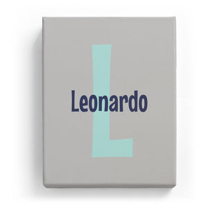 Leonardo Overlaid on L - Cartoony