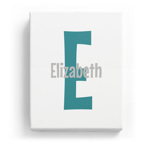 Elizabeth Overlaid on E - Cartoony