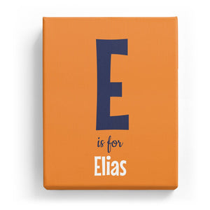 E is for Elias - Cartoony