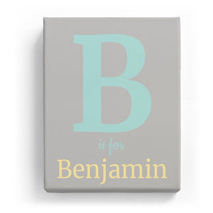 B is for Benjamin - Classic