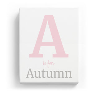 A is for Autumn - Classic