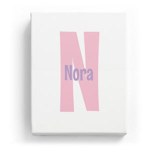 Nora Overlaid on N - Cartoony