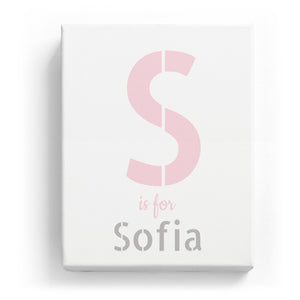 S is for Sofia - Stylistic