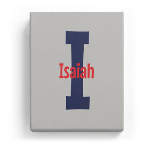 Isaiah Overlaid on I - Cartoony