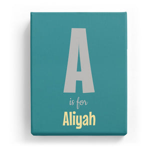 A is for Aliyah - Cartoony