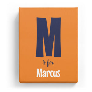 M is for Marcus - Cartoony