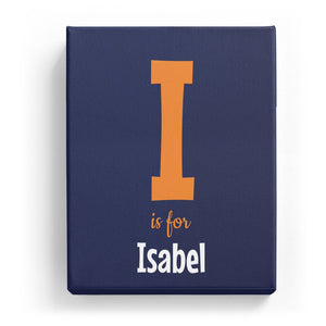 I is for Isabel - Cartoony