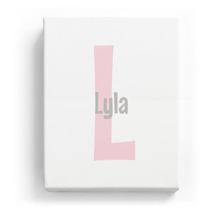 Lyla Overlaid on L - Cartoony