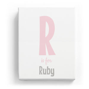 R is for Ruby - Cartoony