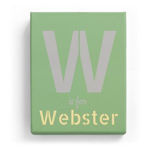 W is for Webster - Stylistic
