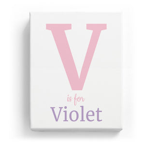 V is for Violet - Classic