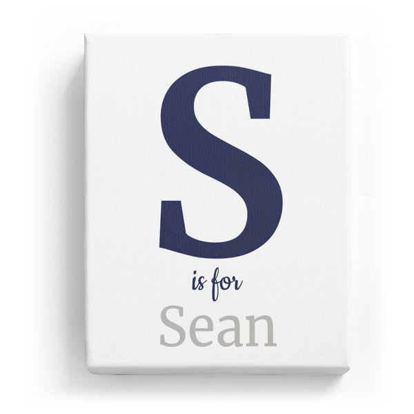 S is for Sean - Classic