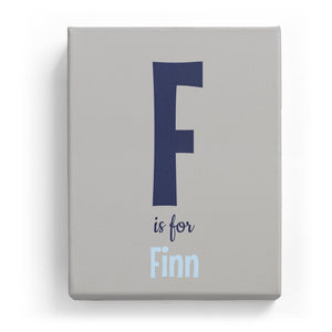 F is for Finn - Cartoony