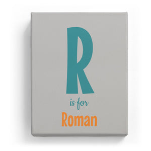 R is for Roman - Cartoony