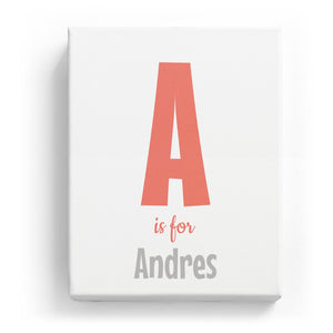 A is for Andres - Cartoony