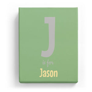 J is for Jason - Cartoony