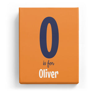 O is for Oliver - Cartoony