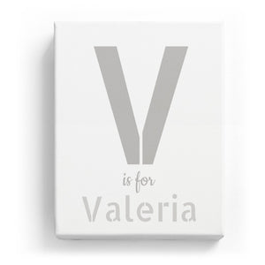 V is for Valeria - Stylistic