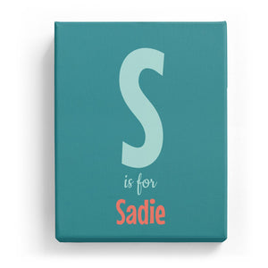 S is for Sadie - Cartoony