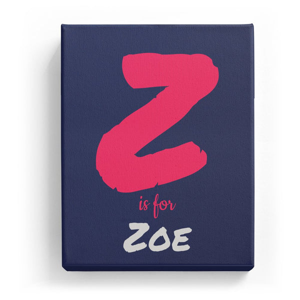Z is for Zoe - Artistic