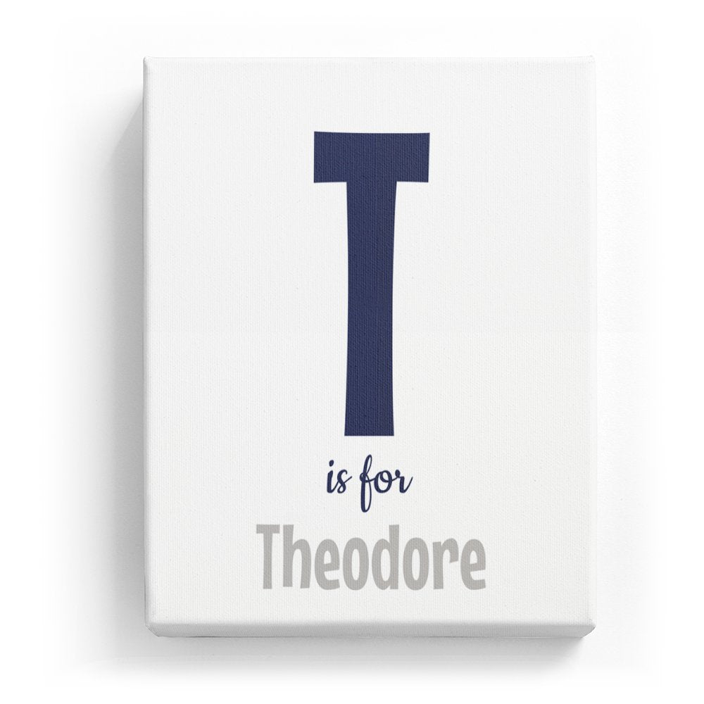 Theodore's Personalized Canvas Art