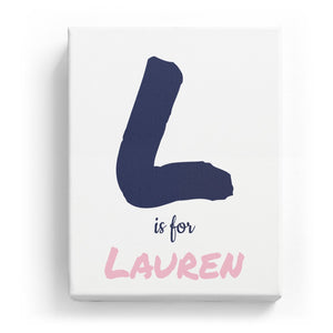 L is for Lauren - Artistic