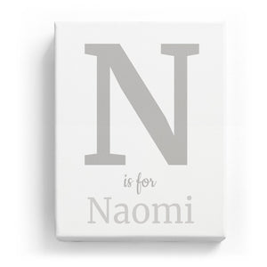 N is for Naomi - Classic