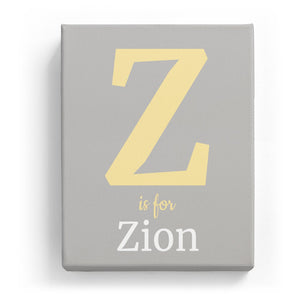 Z is for Zion - Classic