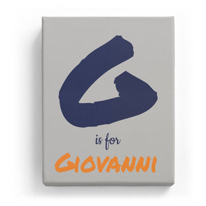 G is for Giovanni - Artistic