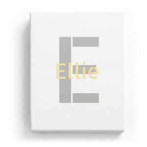 Ellie Overlaid on E - Stylistic