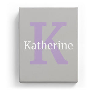Katherine Overlaid on K - Classic