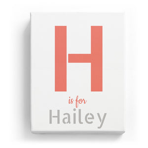 H is for Hailey - Stylistic