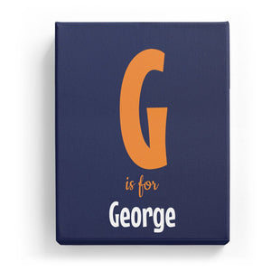 G is for George - Cartoony