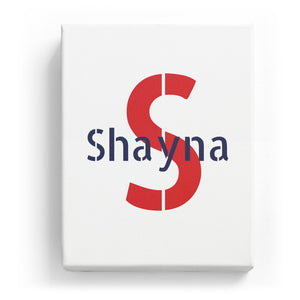 Shayna Overlaid on S - Stylistic