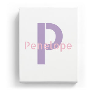 Penelope Overlaid on P - Stylistic