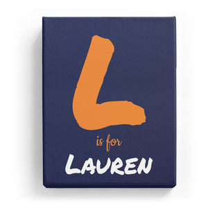 L is for Lauren - Artistic