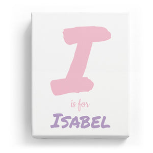 I is for Isabel - Artistic
