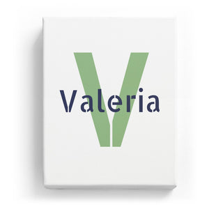 Valeria Overlaid on V - Stylistic