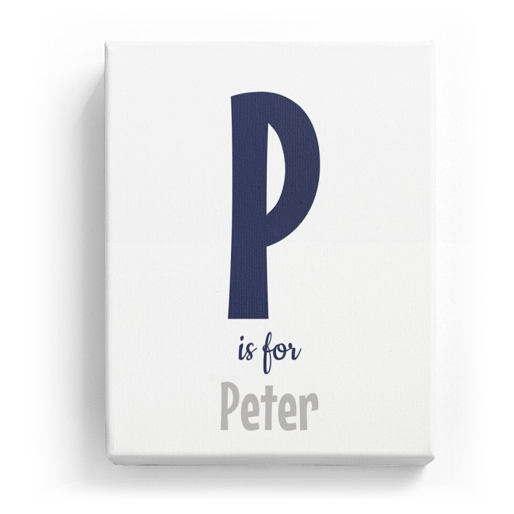 Peter's Personalized Canvas Art
