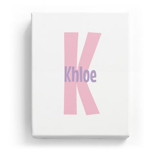 Khloe Overlaid on K - Cartoony