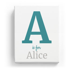 A is for Alice - Classic