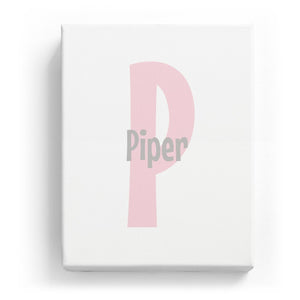 Piper Overlaid on P - Cartoony