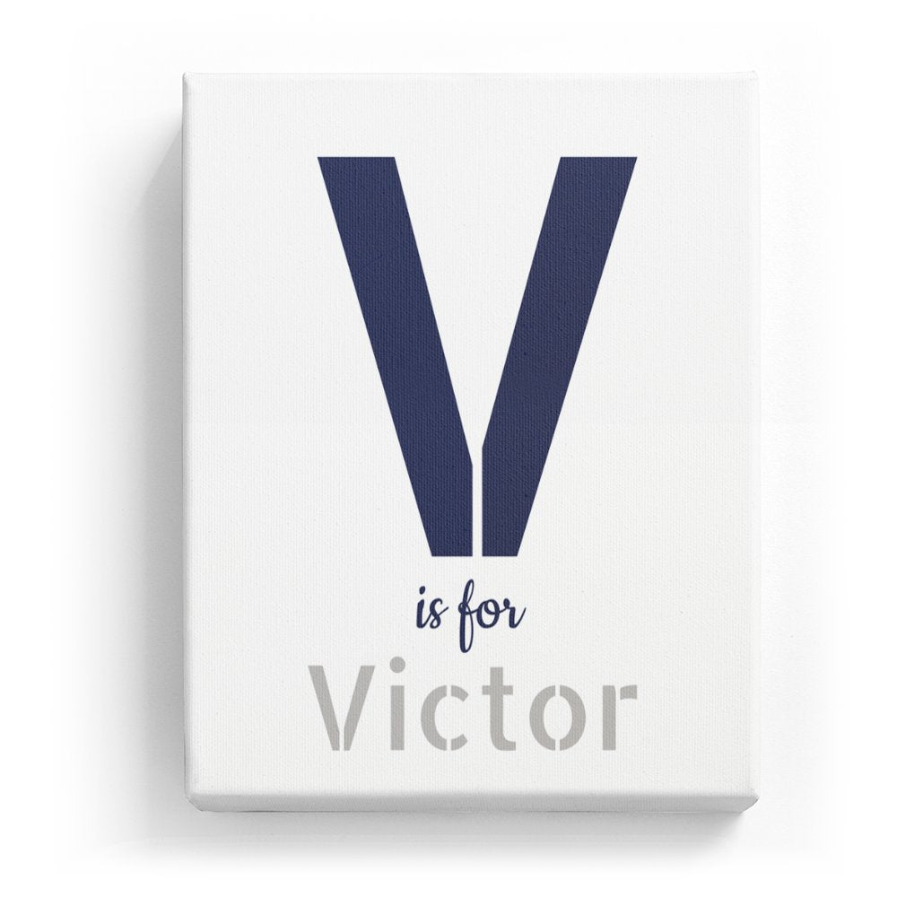 Victor's Personalized Canvas Art