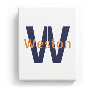 Weston Overlaid on W - Stylistic