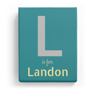 L is for Landon - Stylistic